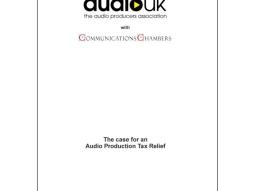 New AudioUK report shows an Audio Production Tax Relief would attract increased investment and benefit the UK economy