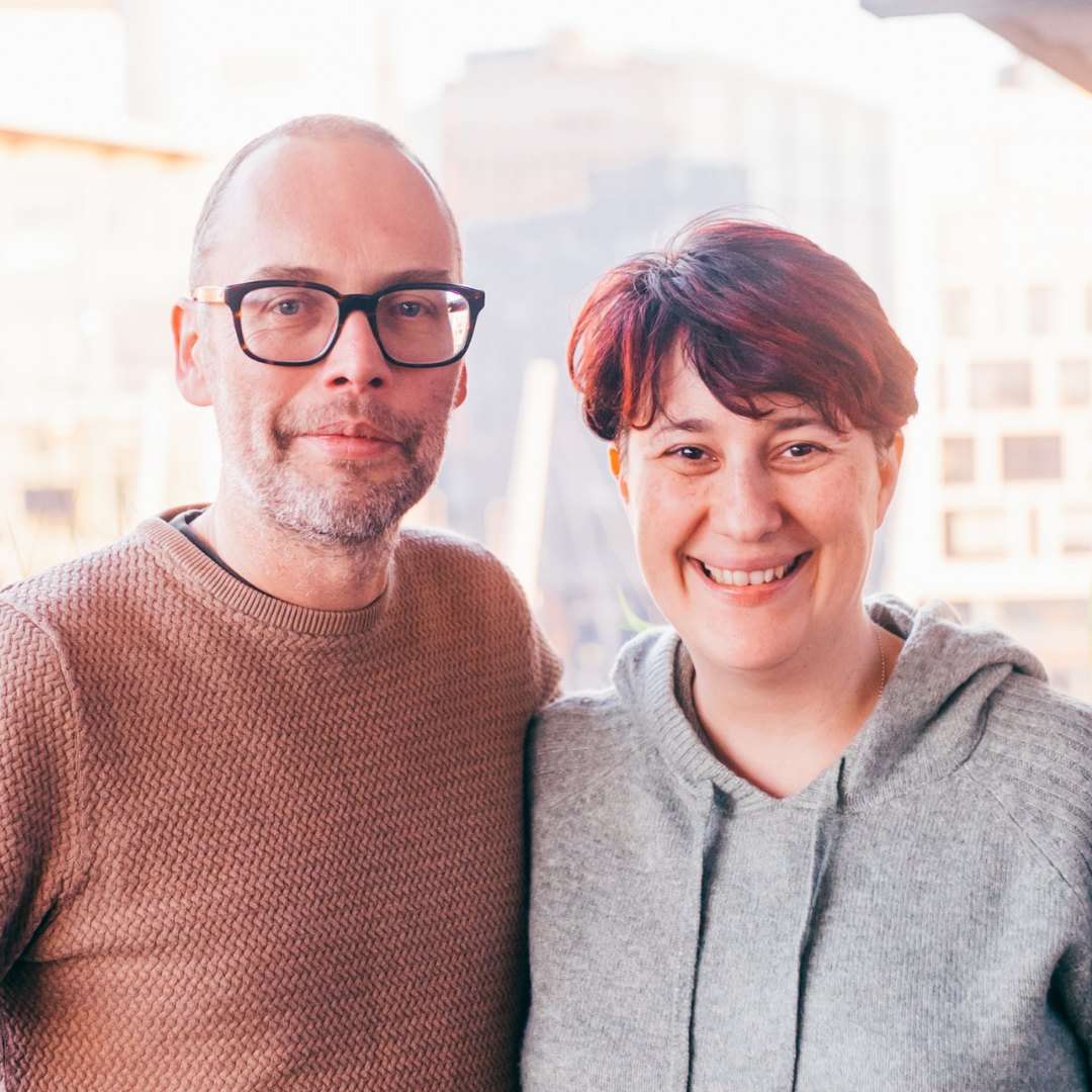 Portrait of Steve Austins and Marina Lois